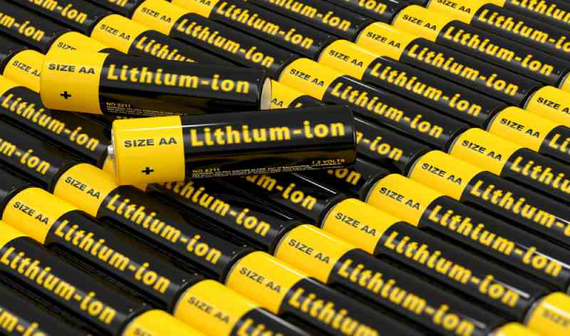 Working of lithium ion battery